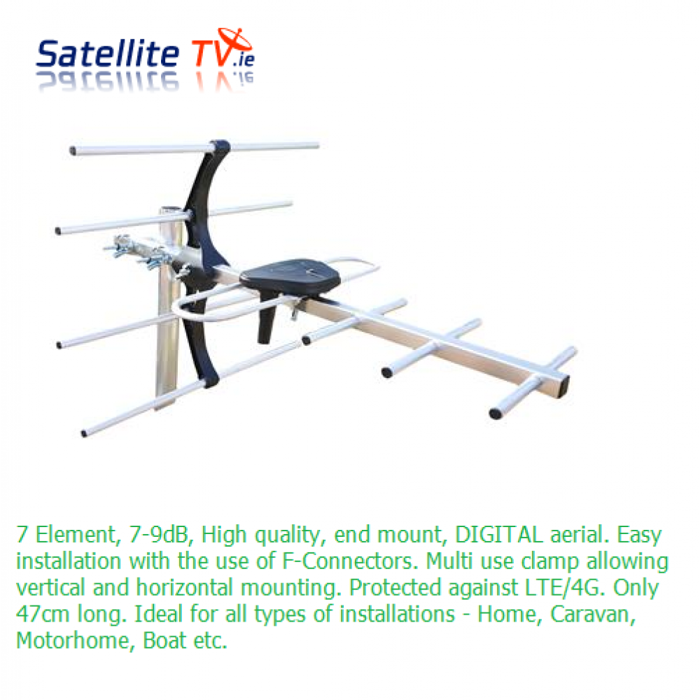 Caravan HD Satellite TV + Saorview TV DIY System Satellite TV Ireland